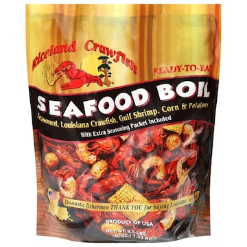 Riceland Crawfish Seafood Boil with Extra Seasoning Packet Included