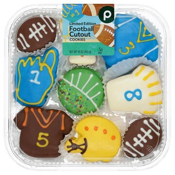 Football Cut Out Cookies
