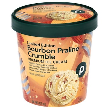 Publix Premium Bourbon Praline Crumble Ice Cream