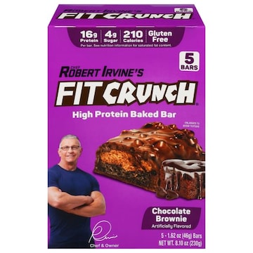 FitCrunch High Protein Chocolate Brownie Baked Bar