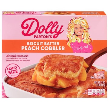 Dolly Parton's Biscuit Batter Peach Cobbler Family Size