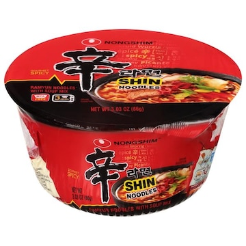Nongshim Gourmet Spicy Shin Noodles