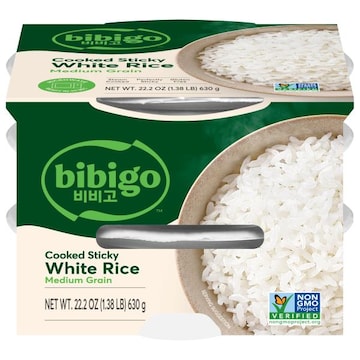 Bibigo Cooked Sticky Medium Grain White Rice