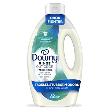 Downy Rinse Out Odor Laundry Remover, Cool Cotton Scent, 62 fl oz