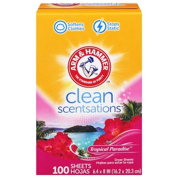 Arm & Hammer Clean Scentsations Tropical Paradise Dryer Sheets