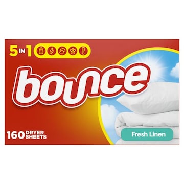 Bounce Dryer Sheets, 160 count, Fresh Linen