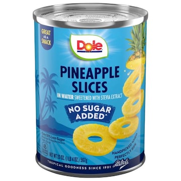 Dole No Sugar Added in Water Pineapple Slices