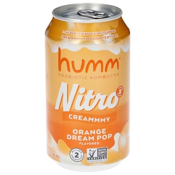 Humm Nitro Creamy Probiotic Orange Dream Pop Kombucha