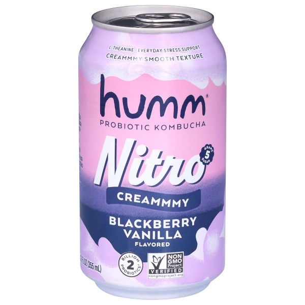 Humm Nitro Probiotic Blackberry Vanilla Flavored Kombucha | Publix