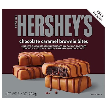 Hershey's Chocolate Caramel Brownie Bites