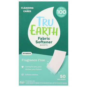 Tru Earth In Wash Fragrance Free Fabric Softener Sheets