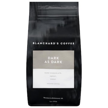 Blanchard's Coffee Ground Dark as Dark Coffee