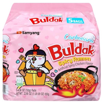 Samyang Buldak Carbonara Spicy Chicken Flavor Spicy Ramen