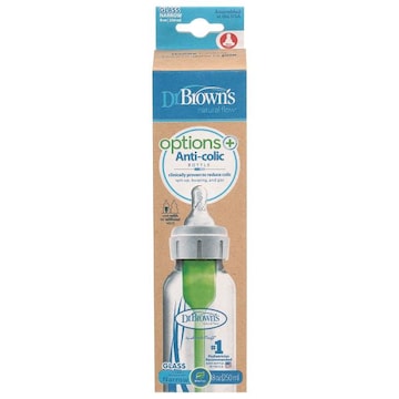 Dr. Brown's Options+ 8 oz Anti-Colic Baby Bottle