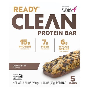 Ready Clean Chocolate Chip Flavored Protein Bar