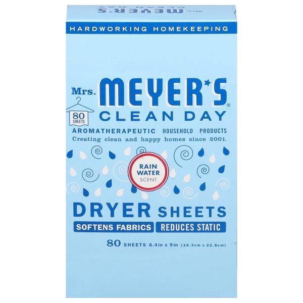 Mrs. Meyer's Clean Day Clean Day Rain Water Scent Dryer Sheets