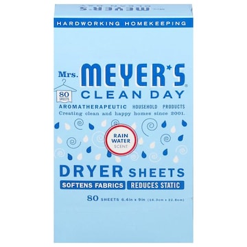 Mrs. Meyer's Clean Day Clean Day Rain Water Scent Dryer Sheets