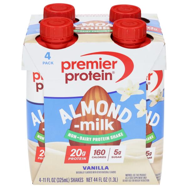 Premier Protein Non-Dairy Almond-Milk Vanilla Protein Shake