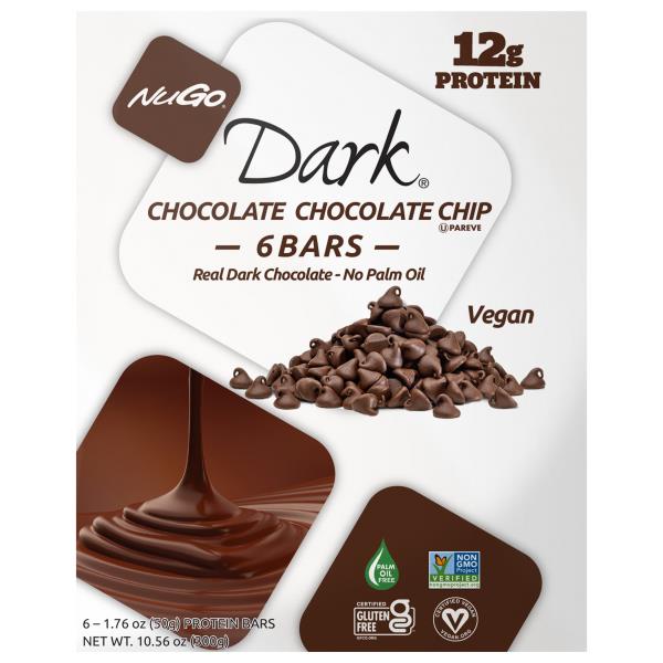 NuGo Dark Chocolate Chocolate Chip Protein Bars | Publix Super Markets