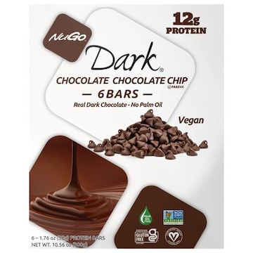 NuGo Dark Chocolate Chocolate Chip Protein Bars
