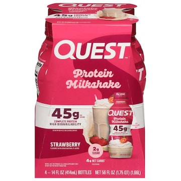 Quest Strawberry Protein Milkshake