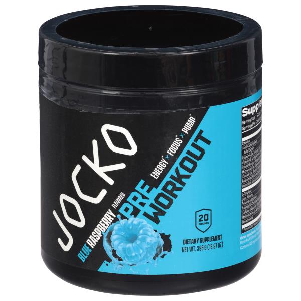 Hemohock Raspberry Pre Workout Jocko Blue Raspberry Flavored Pre Workout | Publix Super Markets