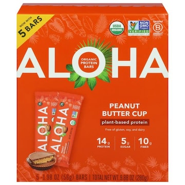 Aloha Organic Peanut Butter Cup Protein Bars