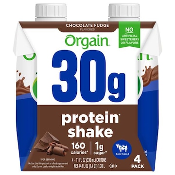 Orgain Chocolate Fudge Flavored Protein Shake