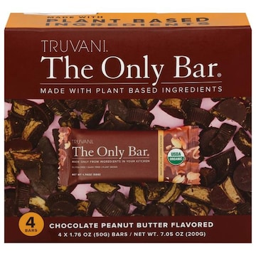 Truvani Chocolate Peanut Butter Flavored The Only Bar
