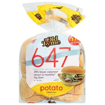 Schmidt Old Tyme 647 Potato Sandwich Rolls