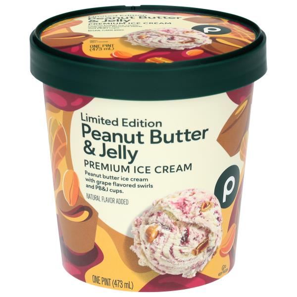 Publix Premium Peanut Butter & Jelly Ice Cream | Publix Super Markets