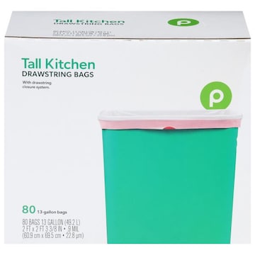 Publix 13 Gallon Drawstring Bags