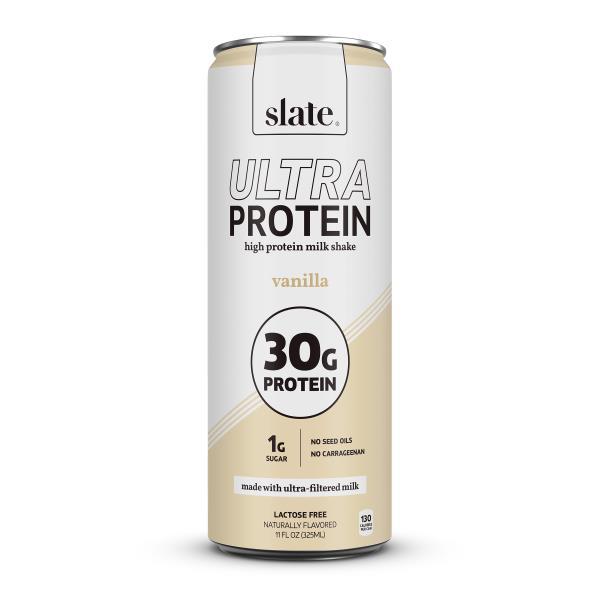 Slate Ultra Protein Lactose Free High Protein Vanilla Milk Shake
