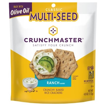 Crunchmaster Classic Multi-Seed Ranch Flavored Rice Crackers
