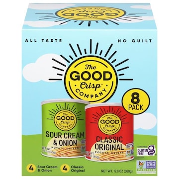 The Good Crisp Company Sour Cream & Onion/Classic Original Potato Crisps