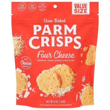 Parm Crisps Oven-Baked Four Cheese Cheese Snack Value Size