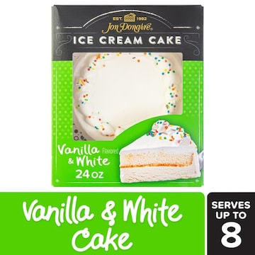 Jon Donaire Vanilla & White Ice Cream Cake