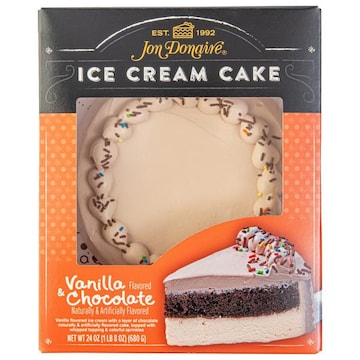 Jon Donaire Vanilla & Chocolate Ice Cream Cake