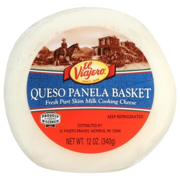 El Viajero Fresh Part Skim Milk Queso Panela Basket Cheese