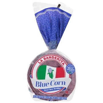 La Banderita Street Taco Tortillas, Blue Corn