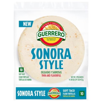 Guerrero Sonora Style Soft Taco Flour Tortillas