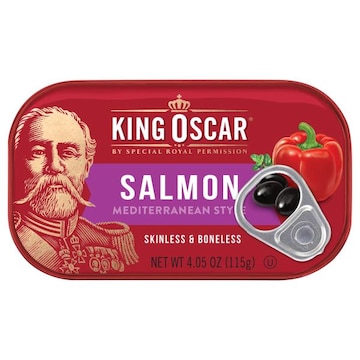 King Oscar Skinless & Boneless Mediterranean Style Salmon
