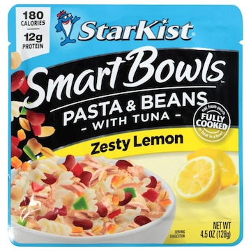 Starkist E.V.O.O. Smart Bowls Zesty Lemon Pasta & Beans with Tuna