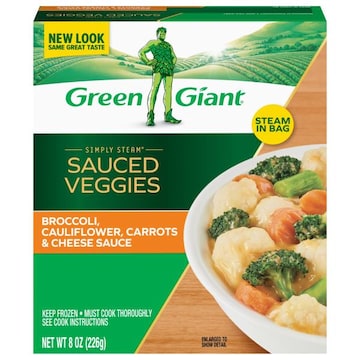 Green Giant Simply Steam Broccoli, Cauliflower, Carrots & Cheese Sauce