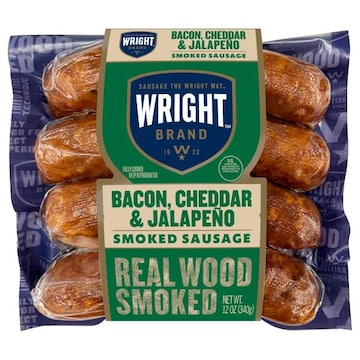 Wright Smoked Bacon, Cheddar & Jalapeno Sausage