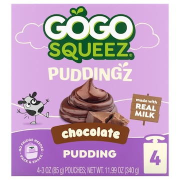 GoGo squeeZ Chocolate Pudding