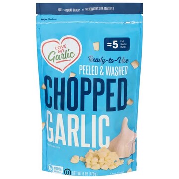 Love My Garlic Chopped Peeled & Washed Garlic