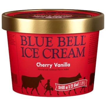 Blue Bell Cherry Vanilla Ice Cream
