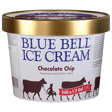 Blue Bell Chocolate Chip Ice Cream