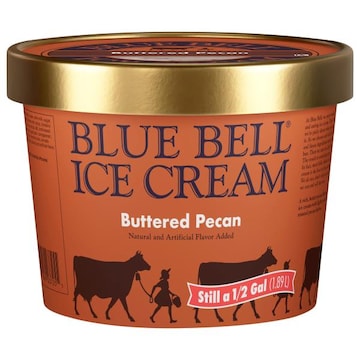 Blue Bell Buttered Pecan Ice Cream